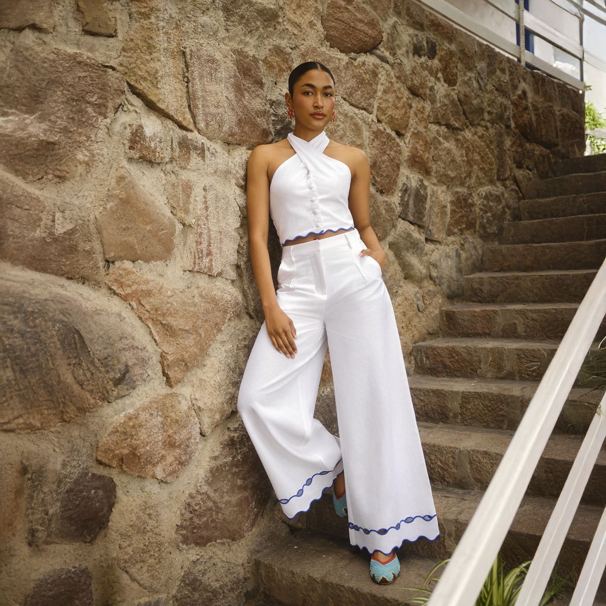 CAPITTANA - Pantalón Palazzo Tiro Alto Mujer FalabellaxCapittana