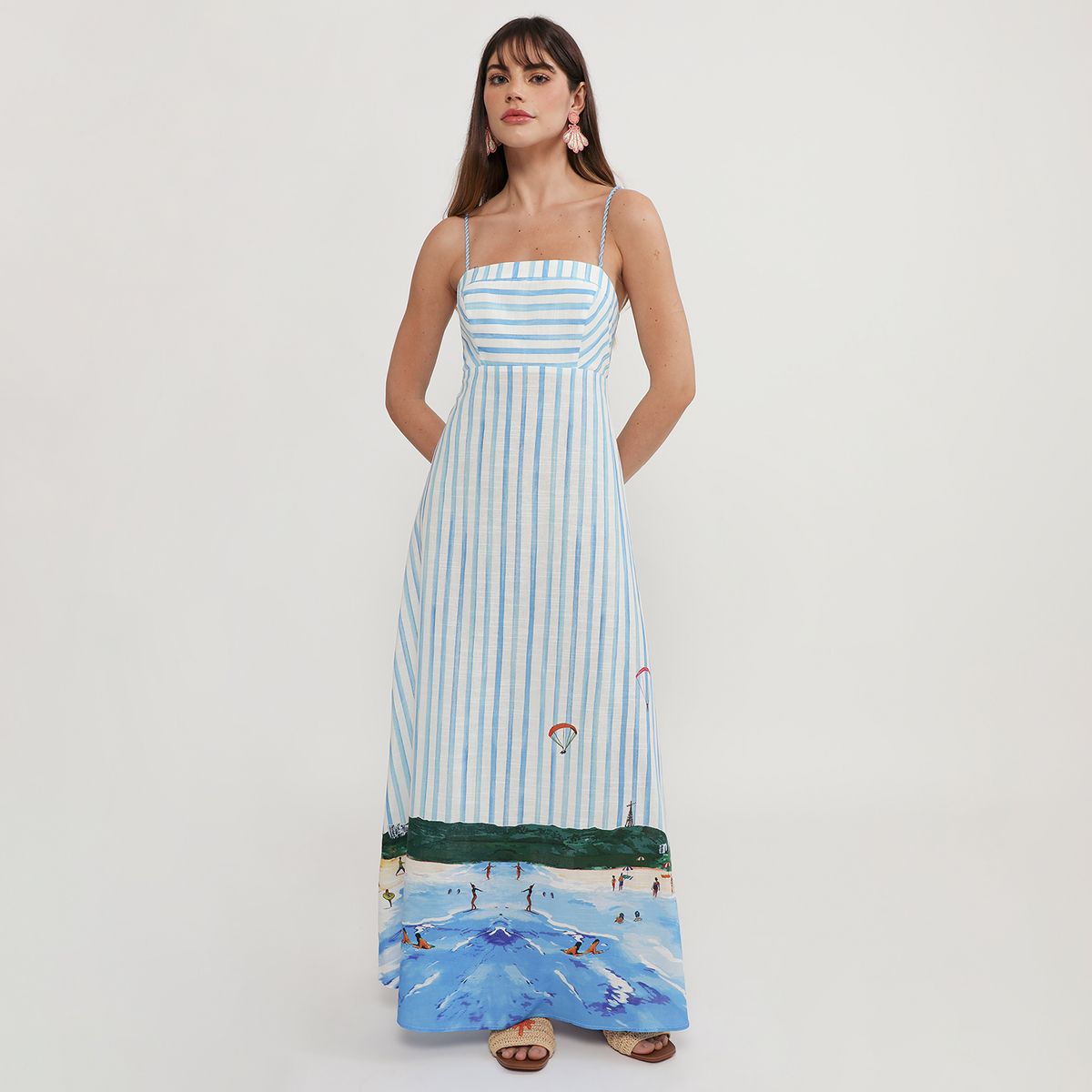 CAPITTANA - Vestido Largo Mujer FalabellaxCapittana