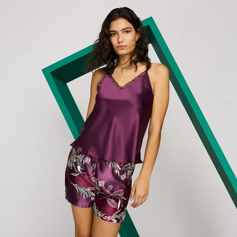 BLU - Pijama Satin Mujer Navidad