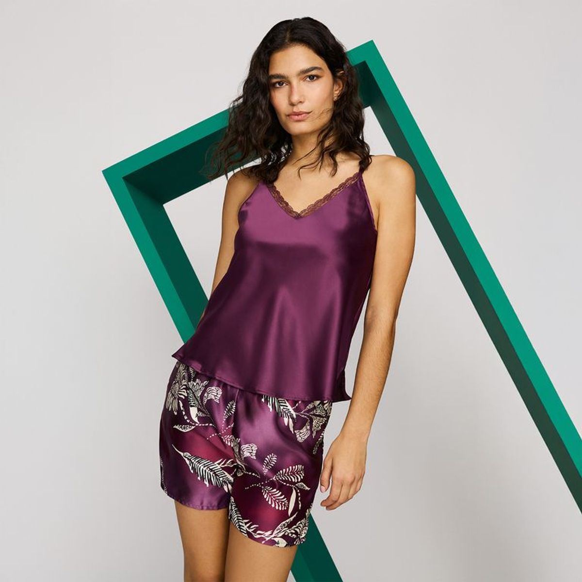 BLU - Pijama Satin Mujer