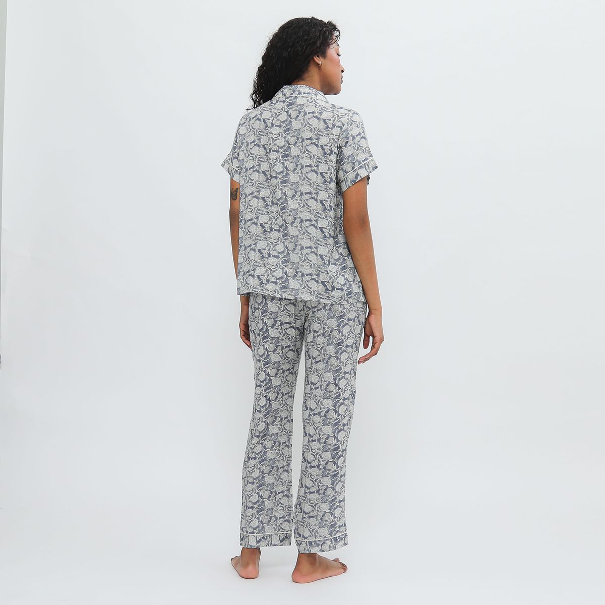 BLU - Pijama Algodón Mujer Blu