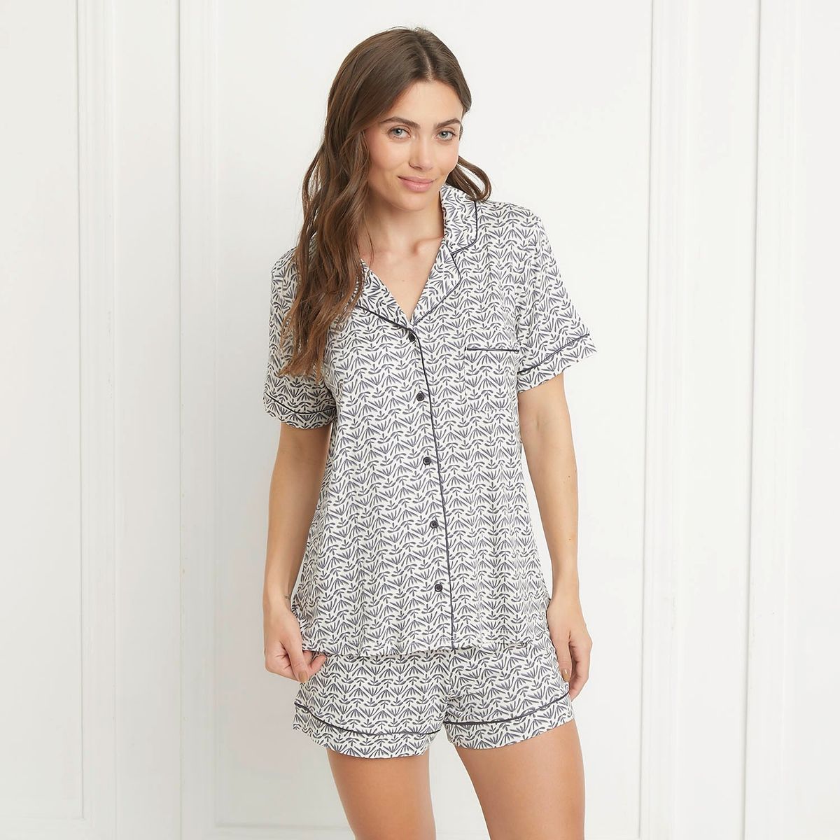 BLU - Pijama Algodón Mujer Blu