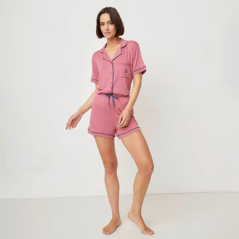 BENETTON - Pijama Algodón Mujer Benetton