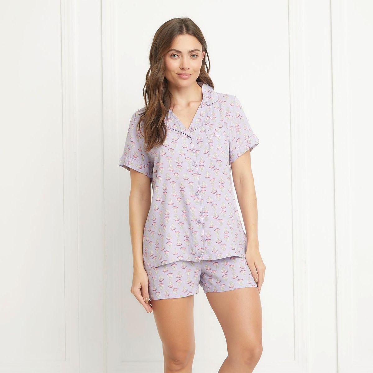 BLU - Pijama Algodón Mujer Blu