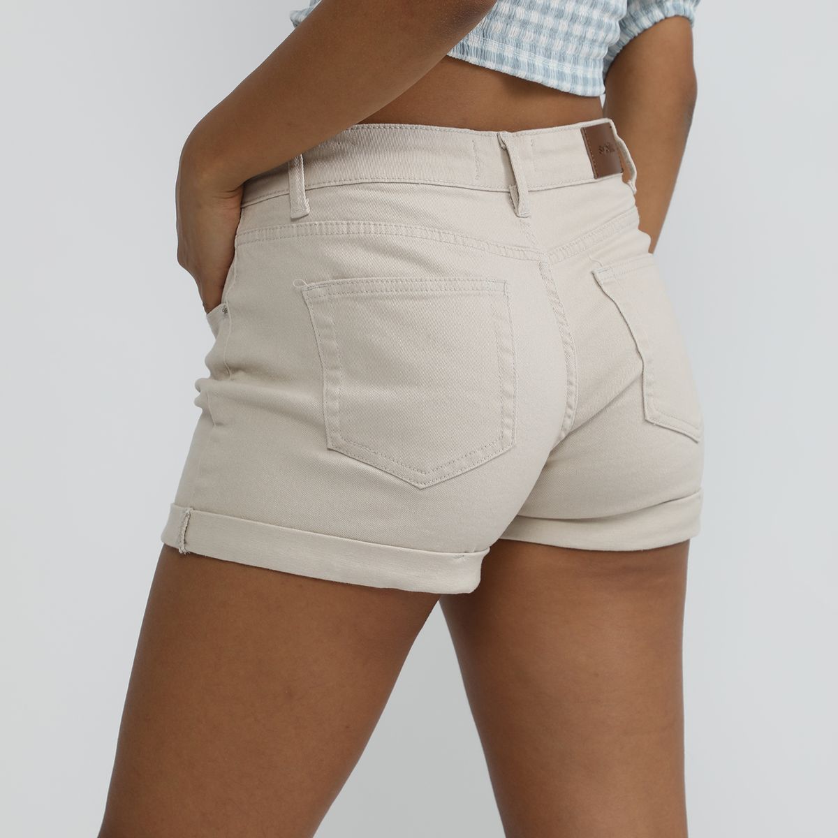 SYBILLA - Short Jean Tiro Medio Mujer Sybilla