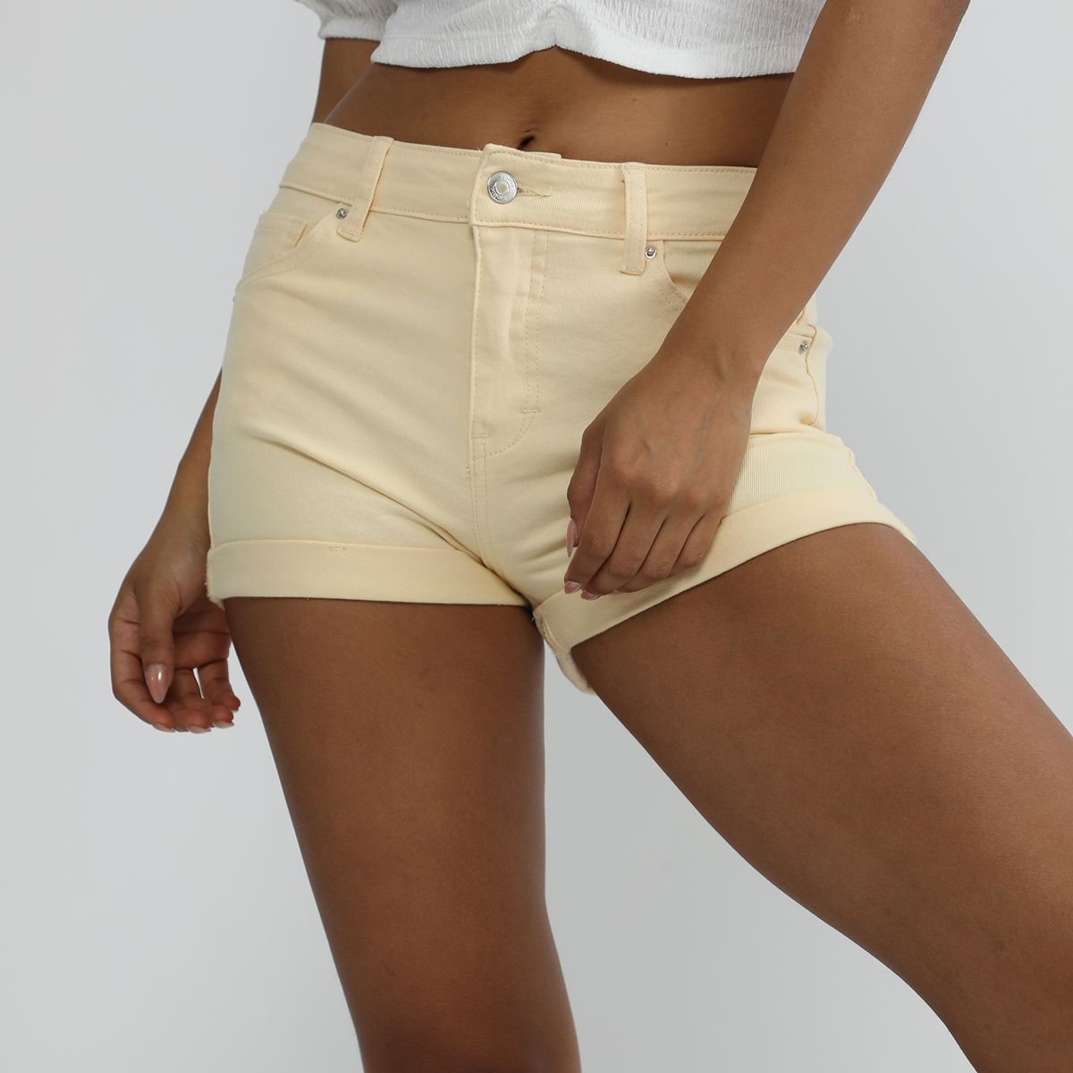 SYBILLA - Short Jean Tiro Medio Mujer Sybilla