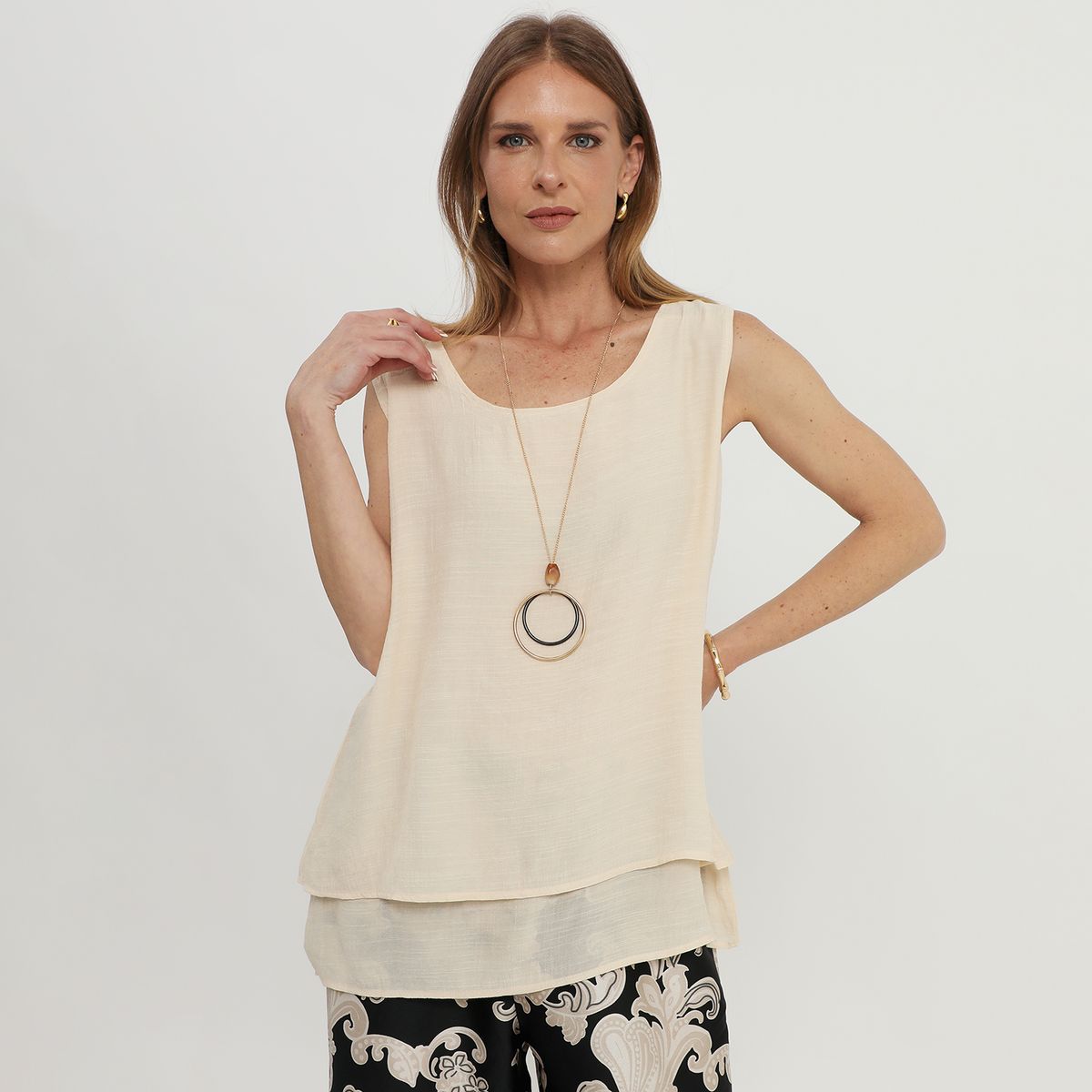 STEFANO COCCI - Blusa Manga Corta Mujer Stefano Cocci