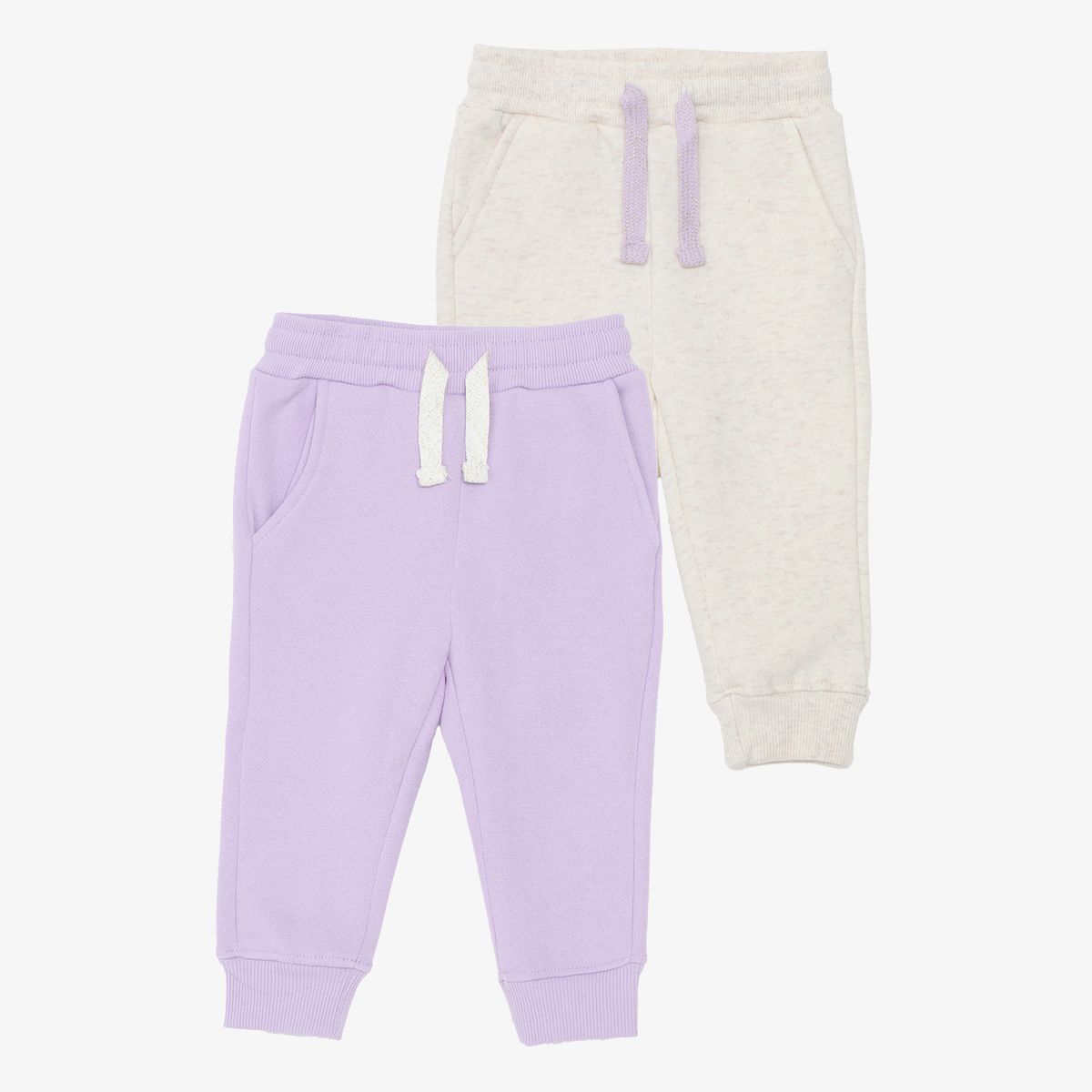 YAMP - Pantalón Buzo Bebé Niña Pack X2 Algodón Yamp