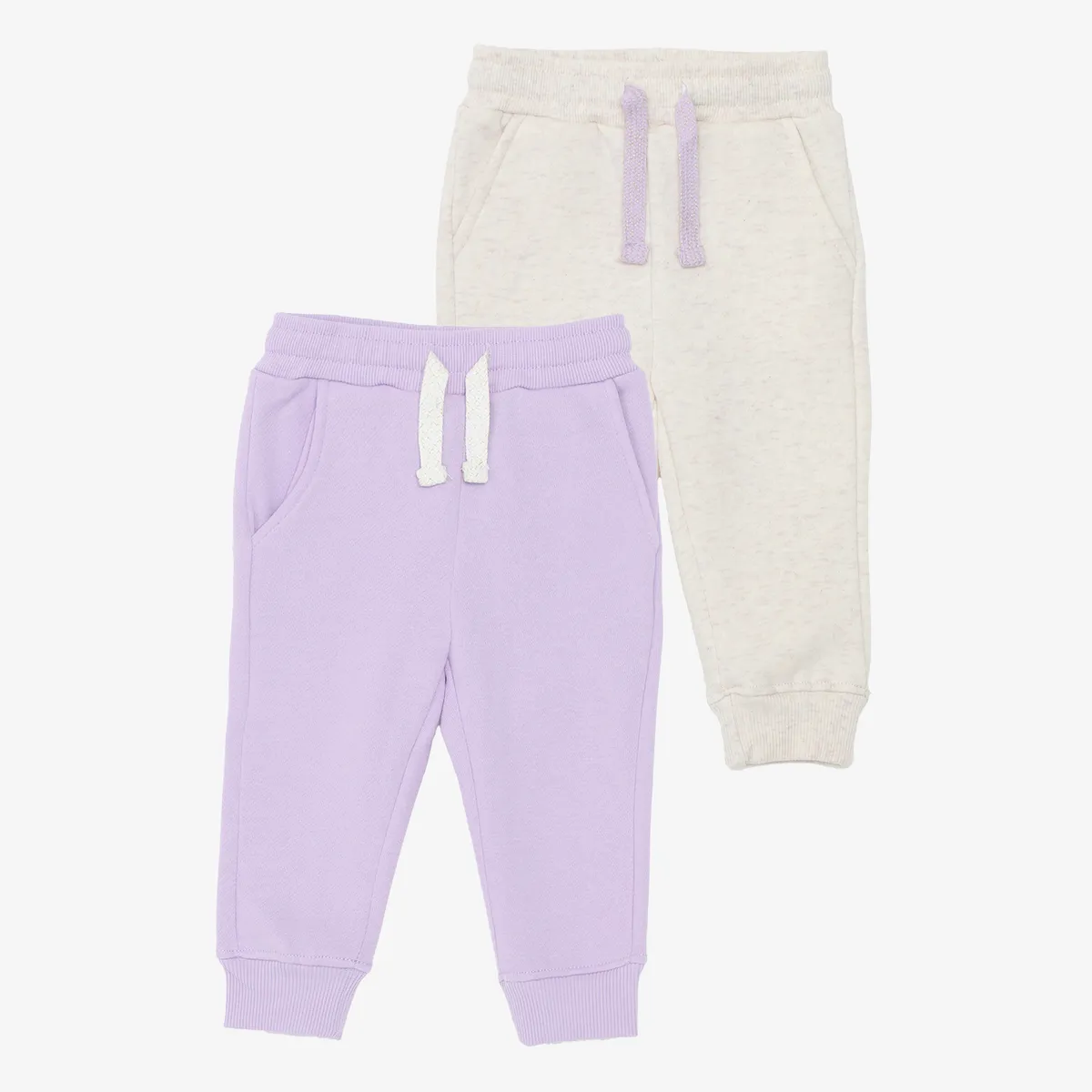 YAMP - Pantalón Buzo Bebé Niña Pack X2 Algodón Yamp