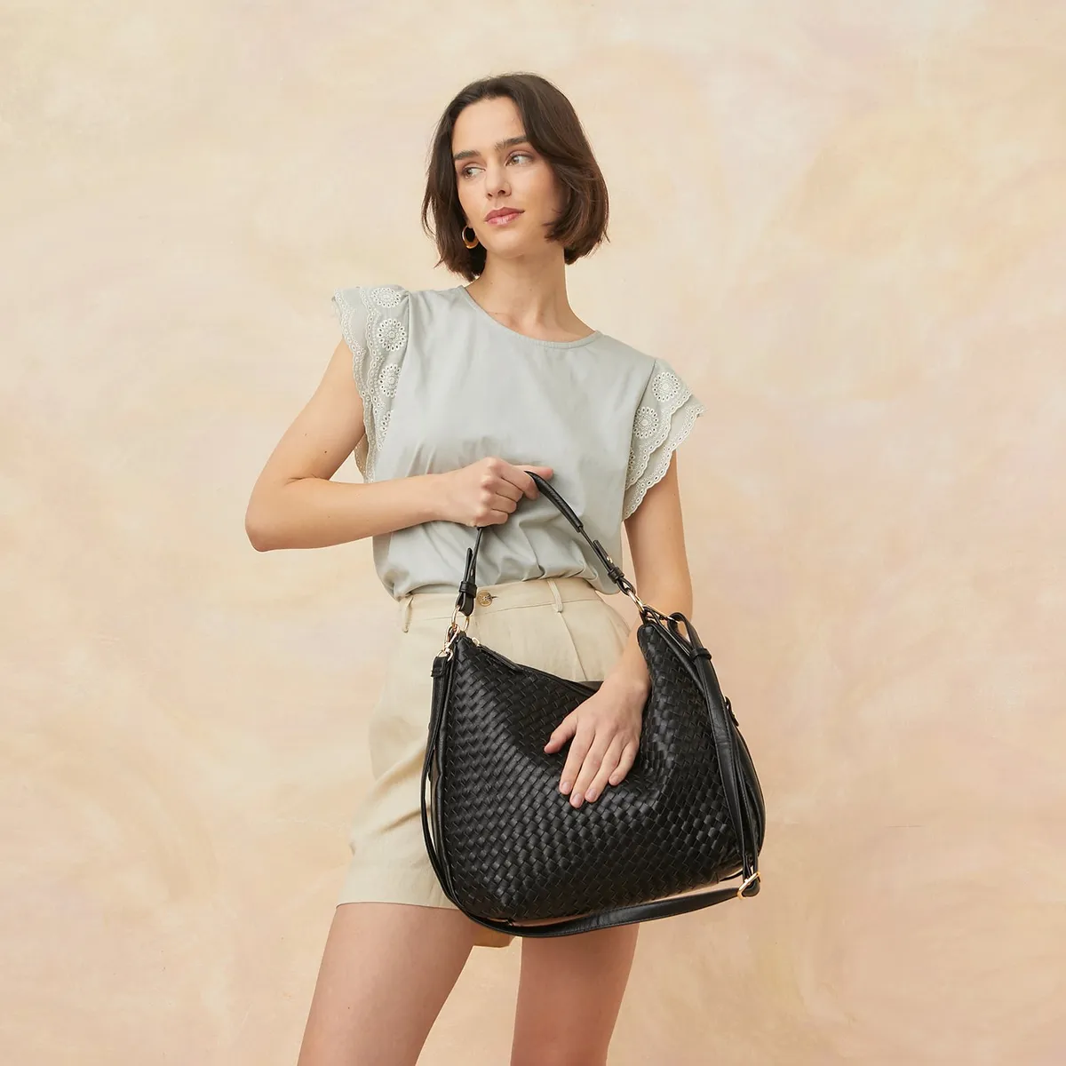 ELLE - Cartera Hobo Mujer Elle