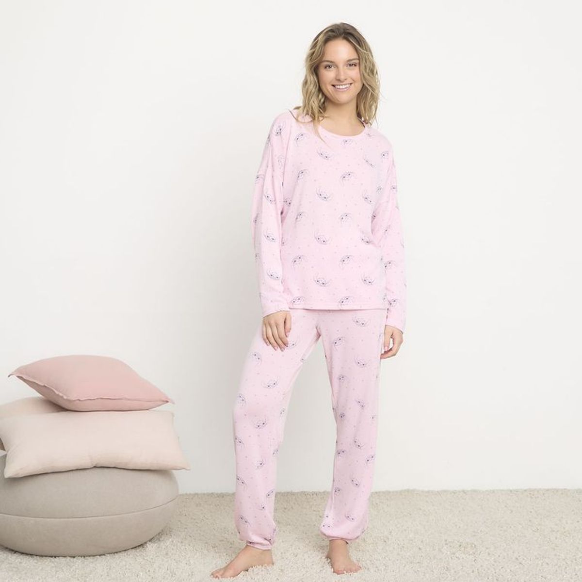 DISNEY - Pijama Moleton Mujer