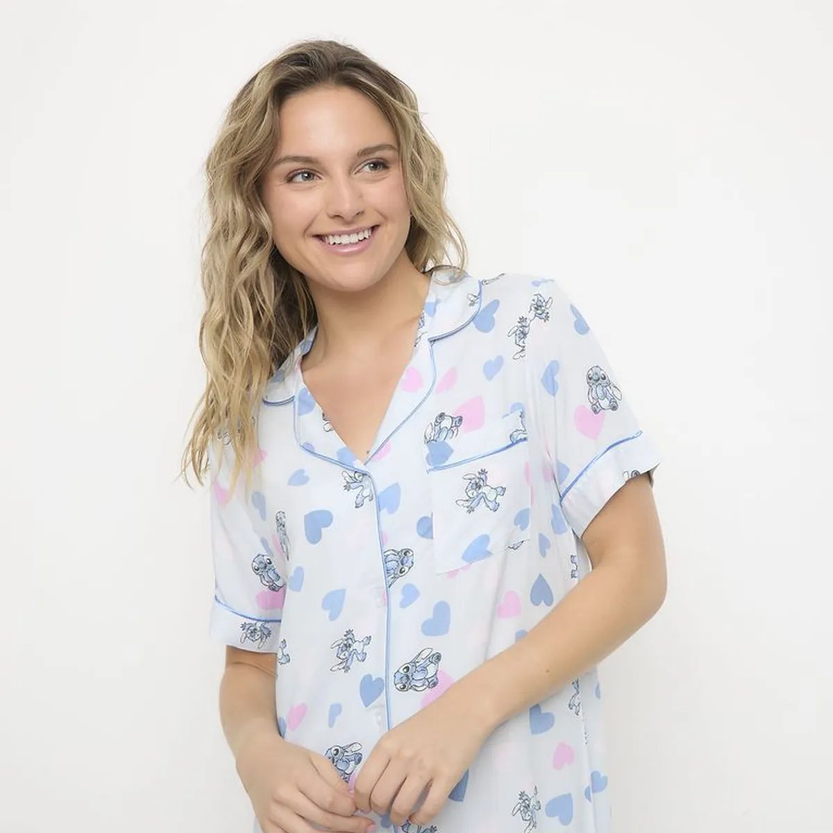 DISNEY - Pijama Camisero Mujer
