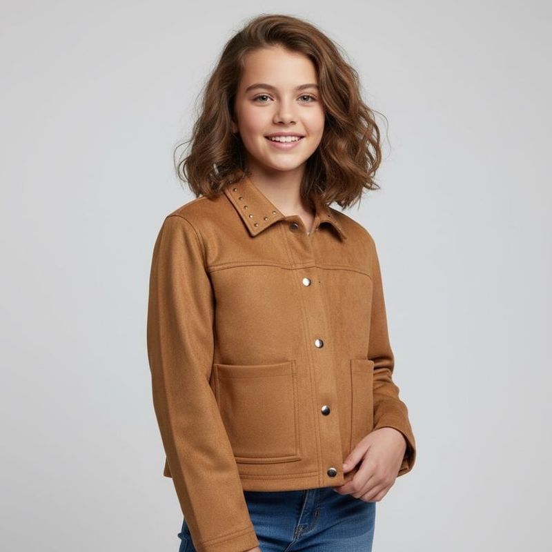 ELEVEN - Casaca Suede Niña Eleven