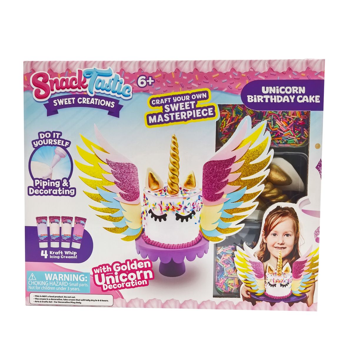  - Set Torta de Cumpleaños Unicornio Diy Snacktastic
