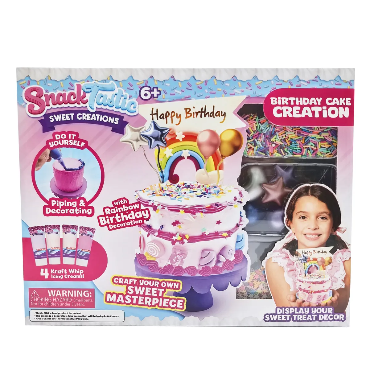  - Set Torta de Cumpleaños Diy Snacktastic