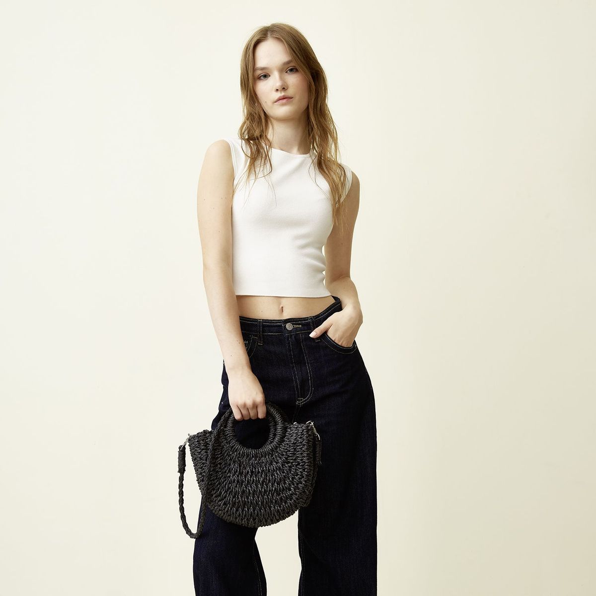 SYBILLA - Bolso Paja Mujer Sybilla