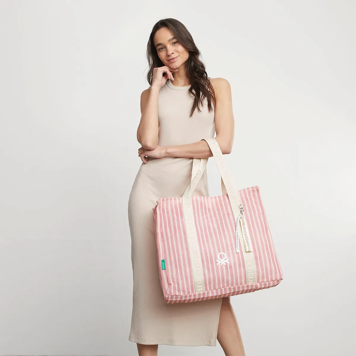 BENETTON - Cartera De Playa Mujer Benetton