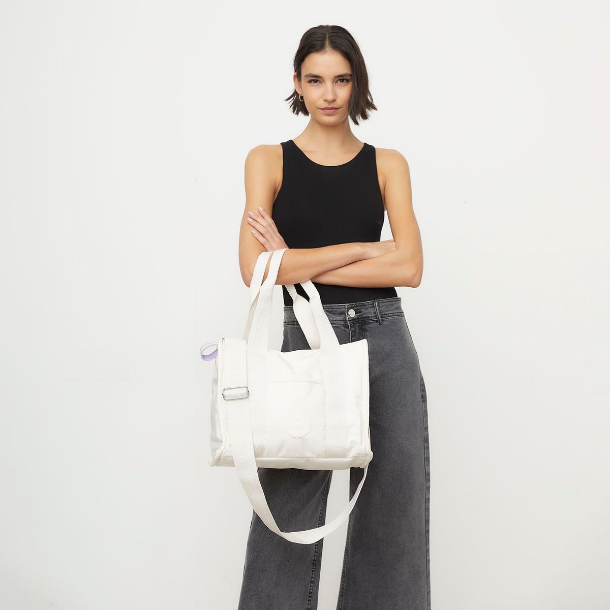 BENETTON - Cartera Tote Mujer Benetton