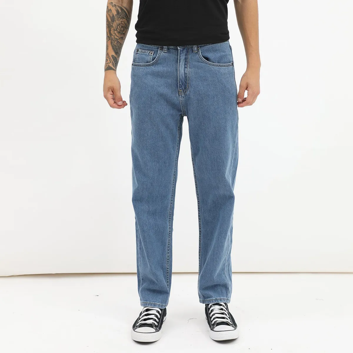 DENIMLAB - Jean Algodón Oversize Fit Hombre Denimlab