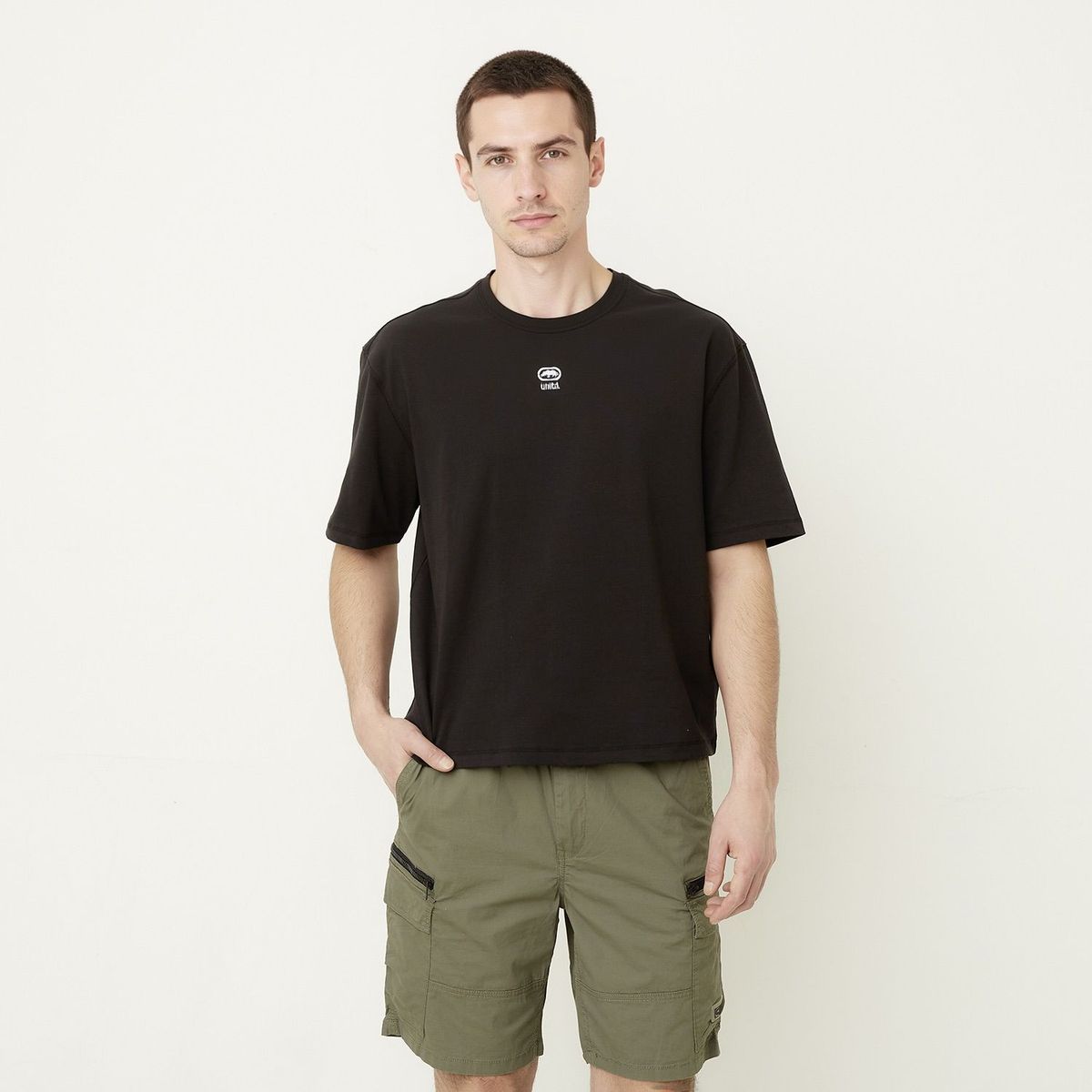 ECKO - Polo 100% Algodón Boxy Fit Hombre Ecko
