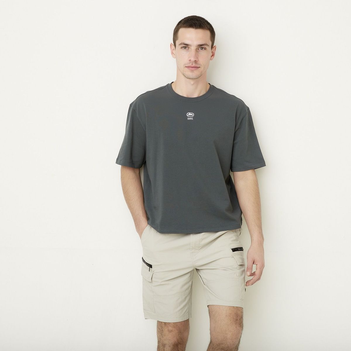 ECKO - Polo 100% Algodón Boxy Fit Hombre Ecko