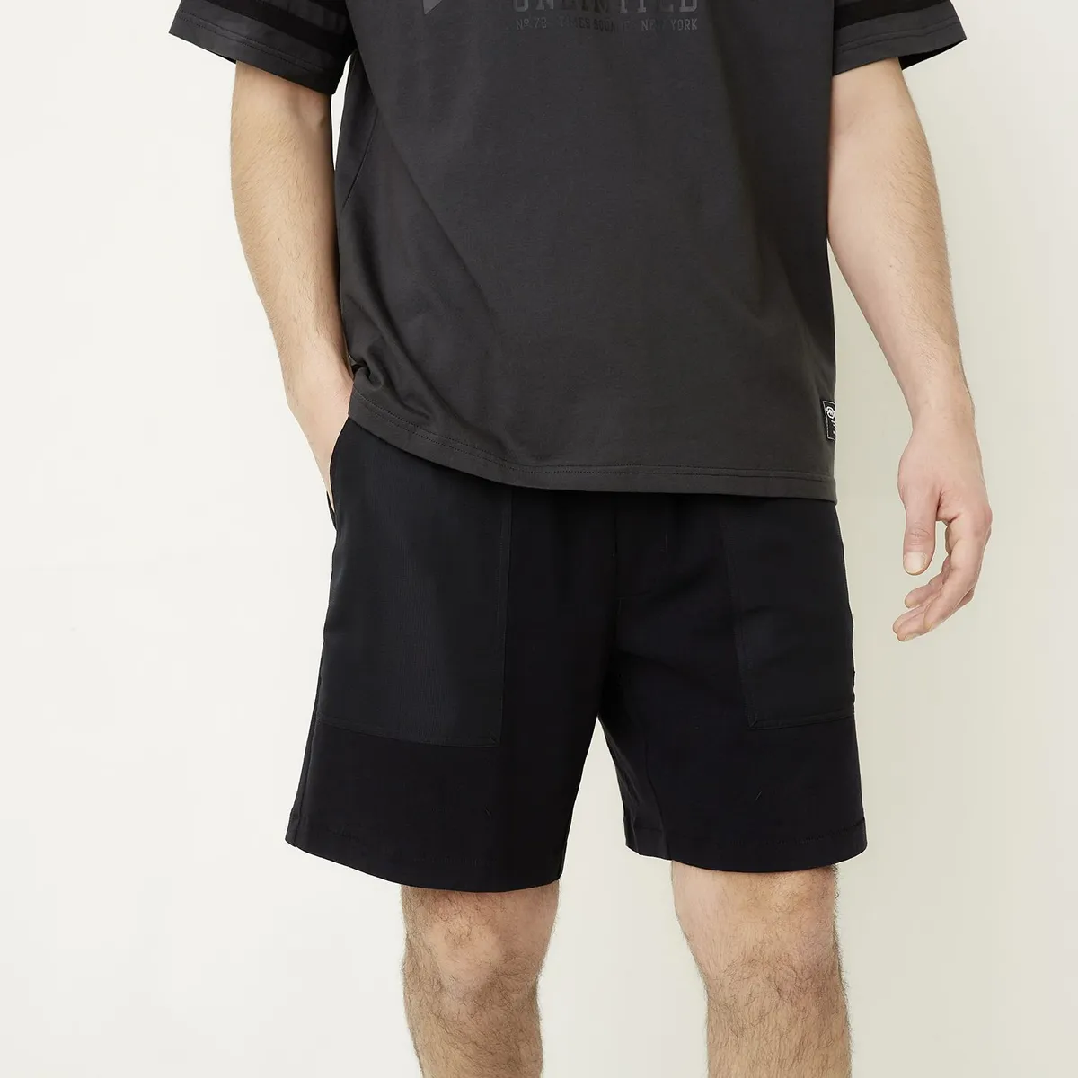 ECKO - Short Jean 100% Algodón Casual Hombre Ecko