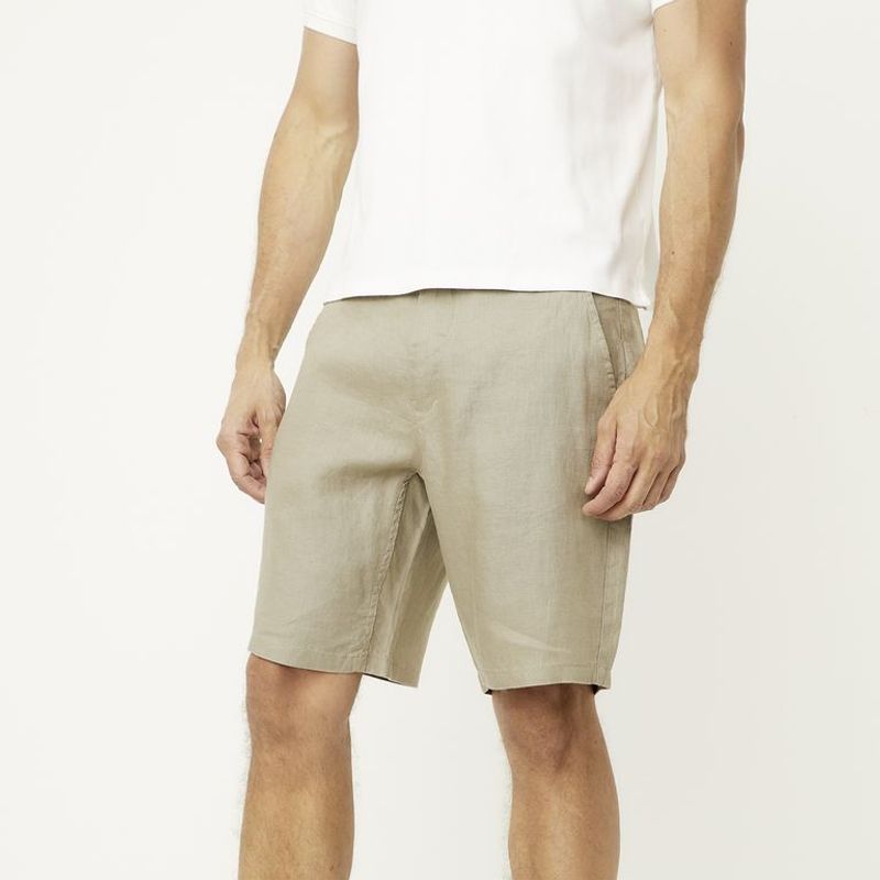 WOLF&HANK - Short 100% Lino Casual Hombre Wolf&hank