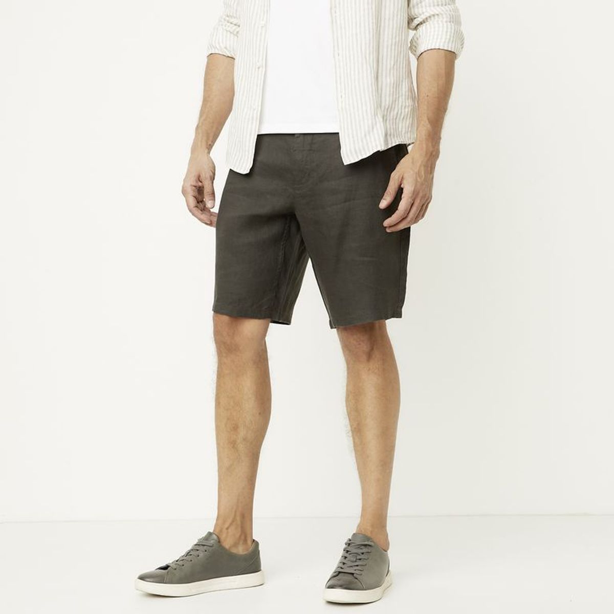WOLF&HANK - Short 100% Lino Casual Hombre Wolf&hank