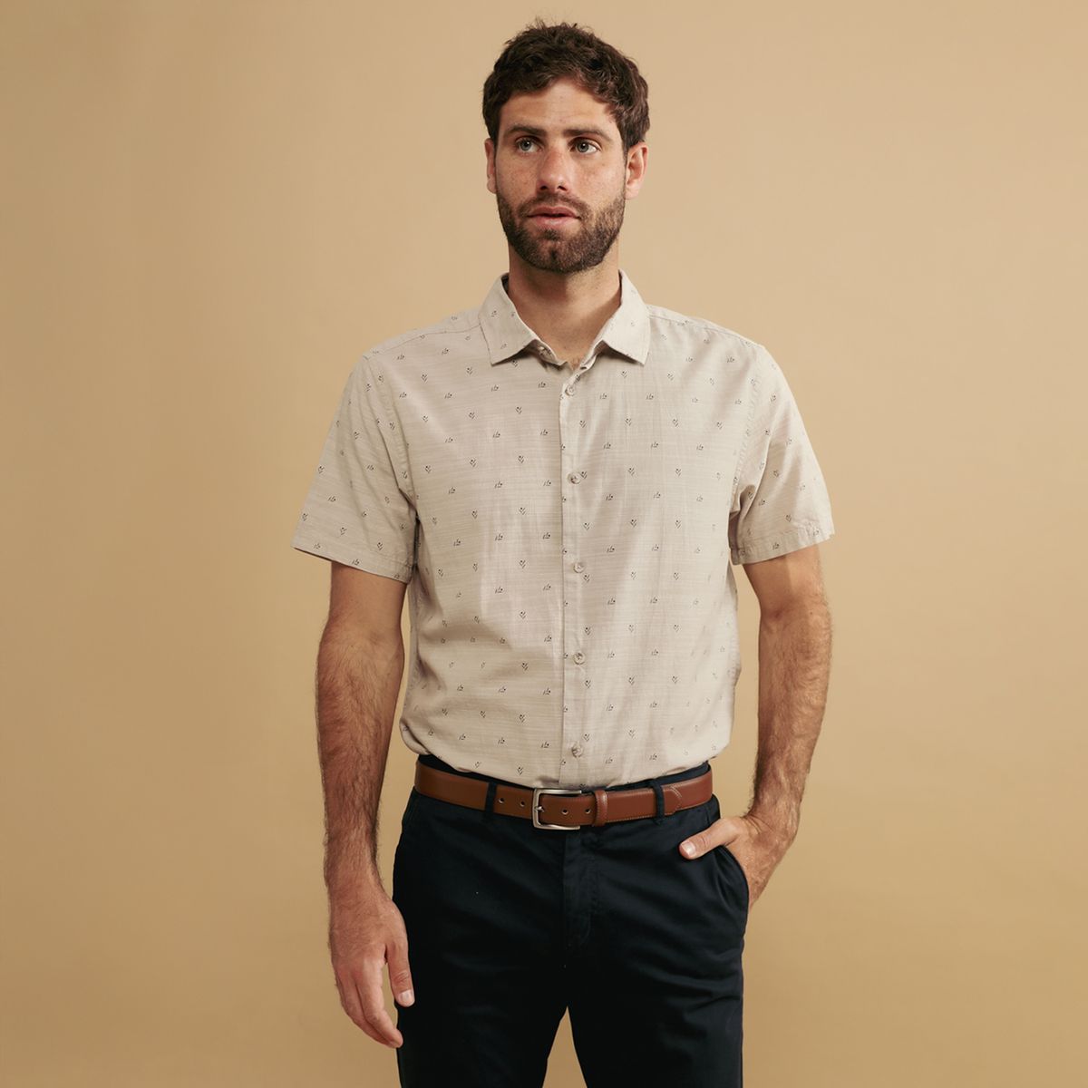 NEWPORT - Camisa 100% Algodón Casual Hombre Newport