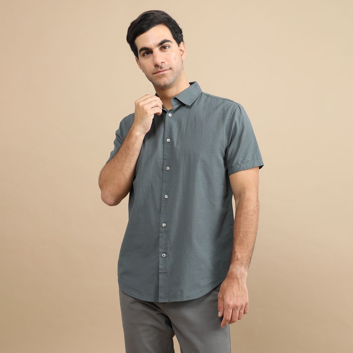 NEWPORT - Camisa 100% Algodón Casual Hombre Newport