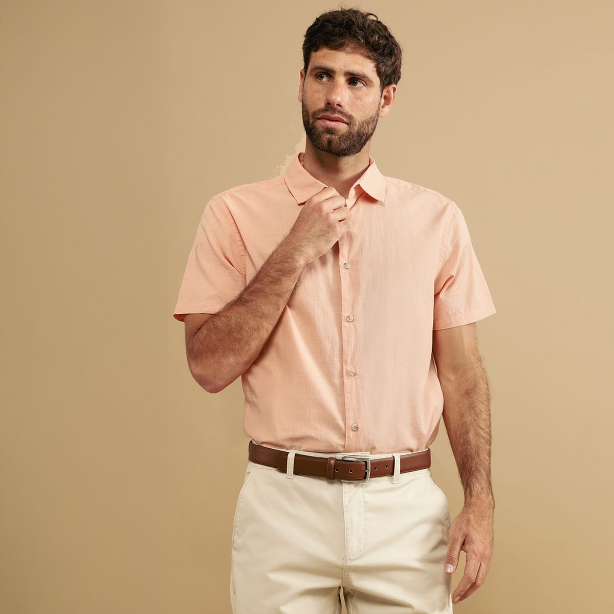 NEWPORT - Camisa 100% Algodón Casual Hombre Newport