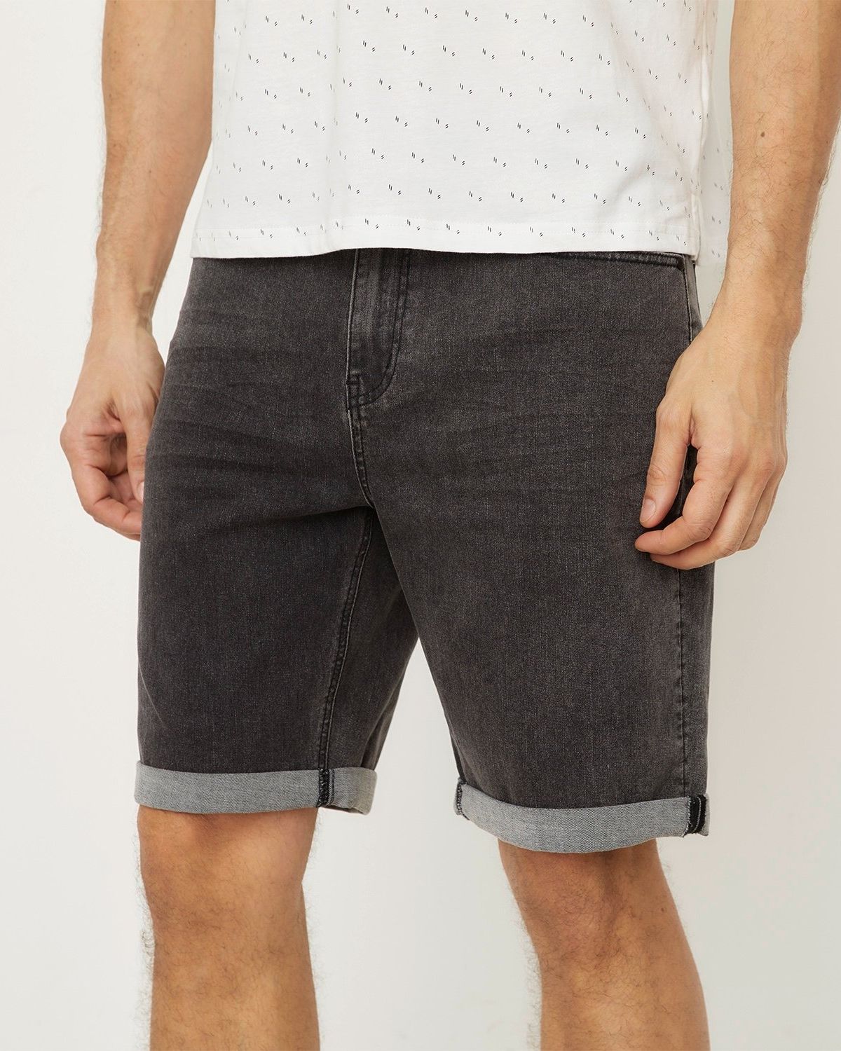 Short Jeans Falabella Bermudas Saga Falabella Short Denim Short