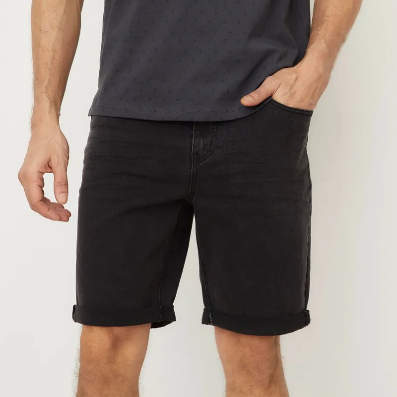 NEWPORT - Short Jean Algodón Casual Hombre Newport