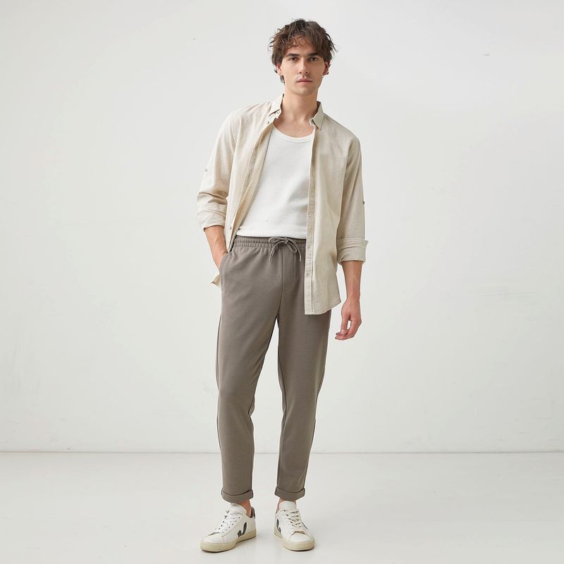 BASEMENT - Pantalón Regular Fit Hombre Basement