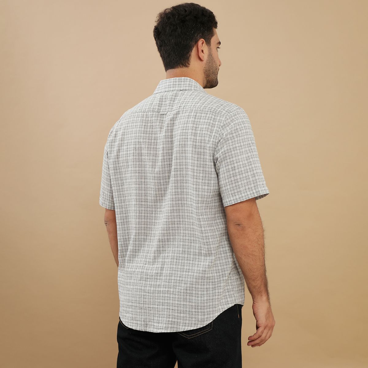 BASEMENT - Camisa Algodón Casual Hombre Basement