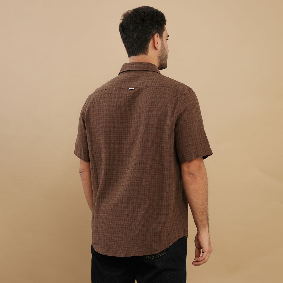 BASEMENT - Camisa Algodón Casual Hombre Basement