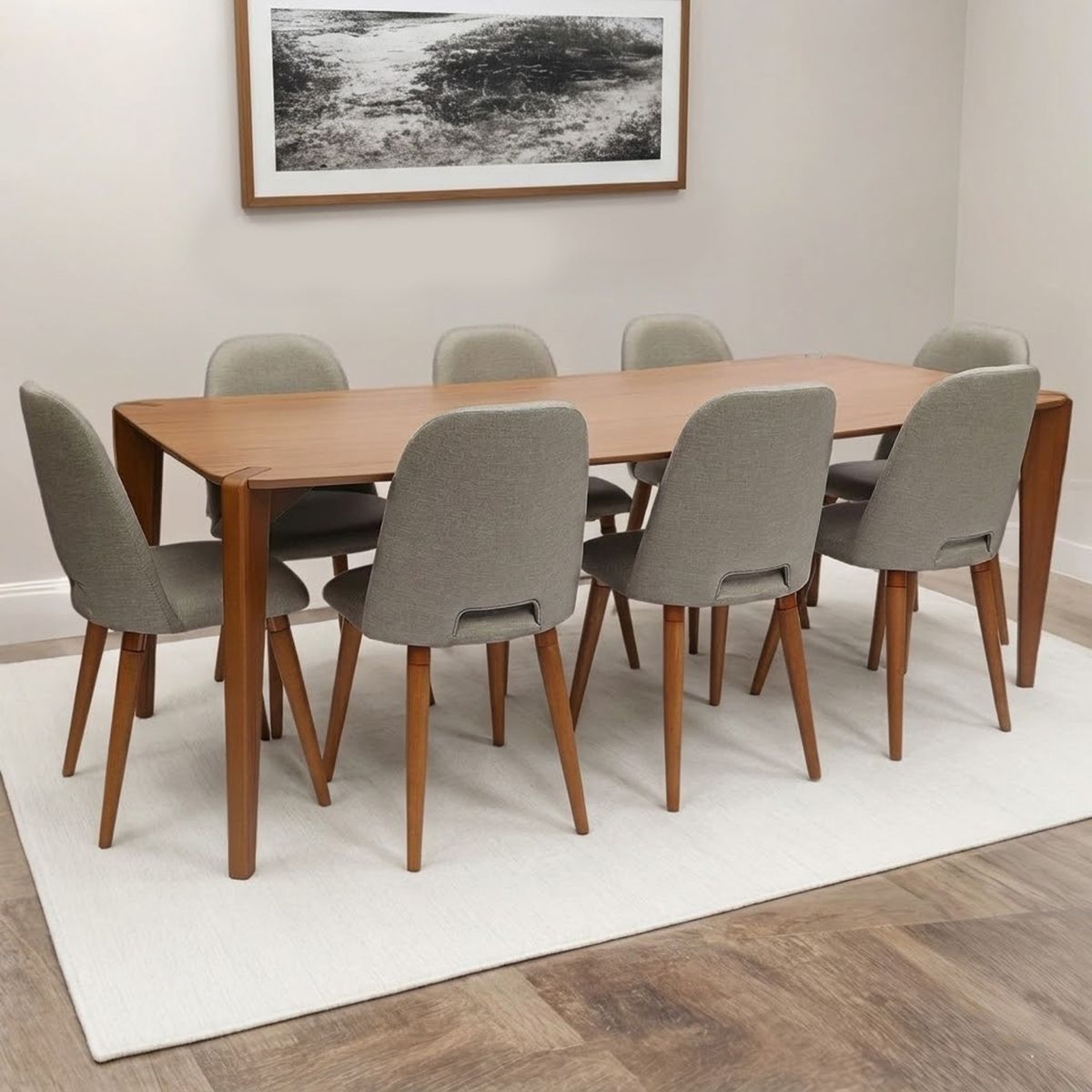 BASEMENT HOME - Juego de Comedor Harmony 8 Sillas