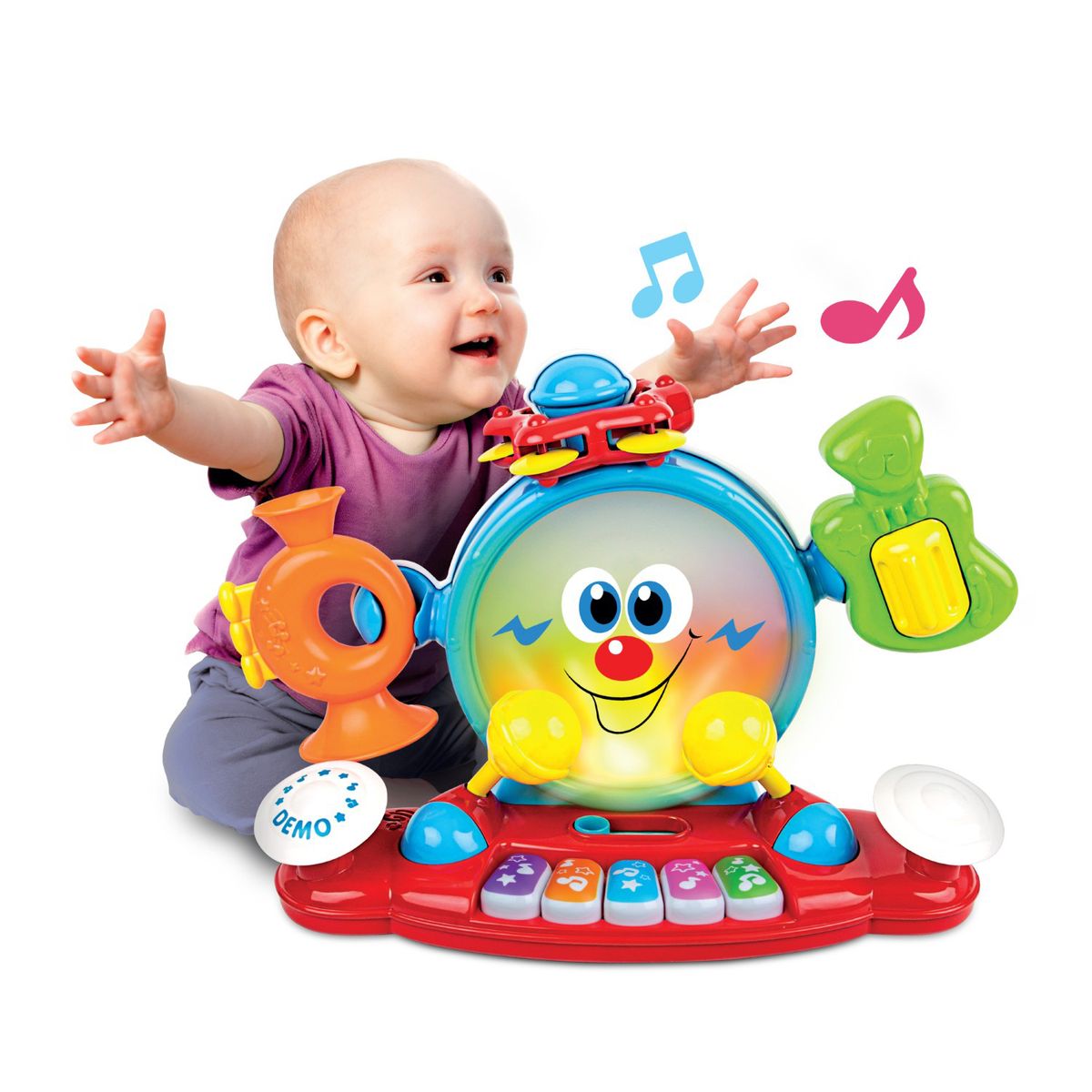 WINFUN - Juguete Bateria Luz y Sonido