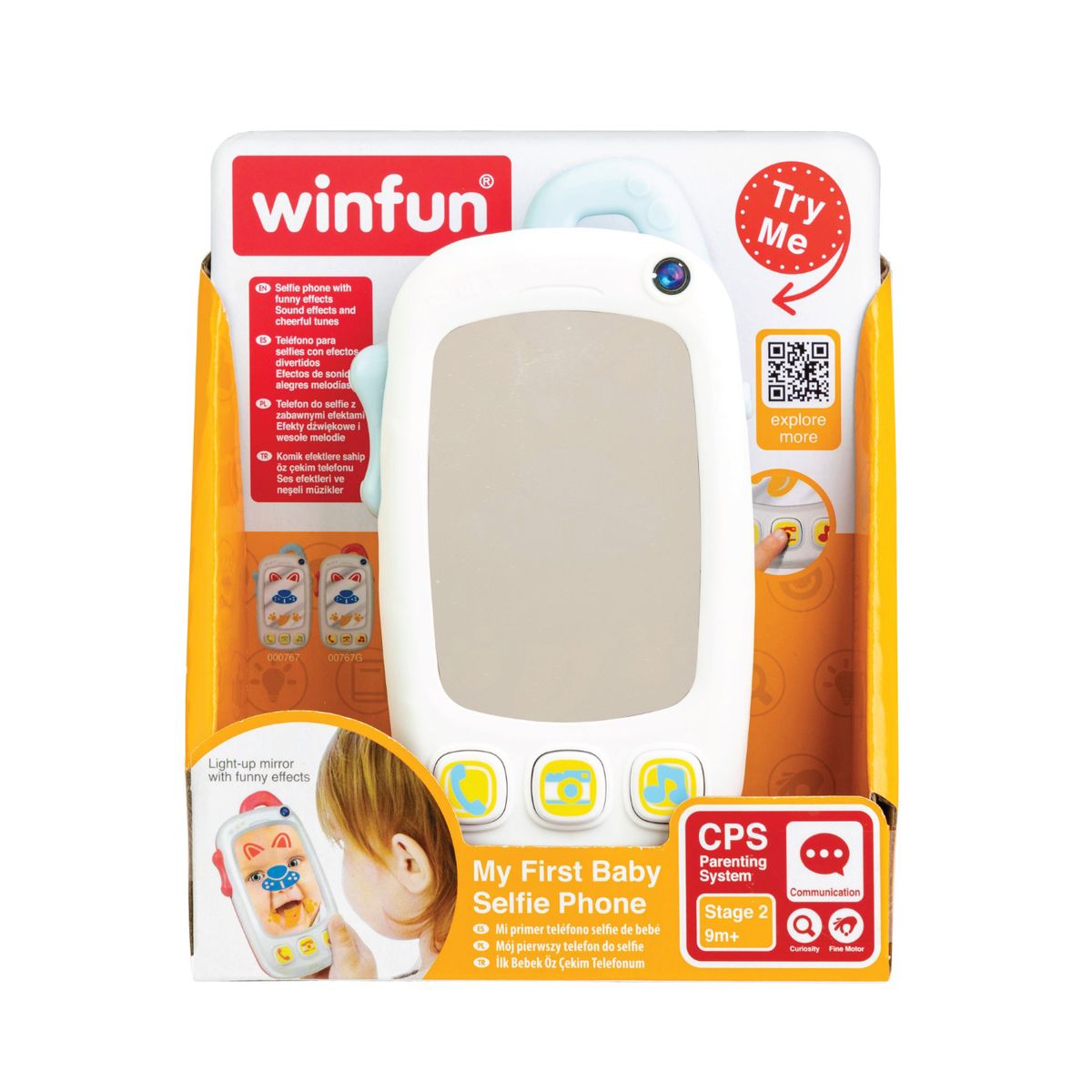WINFUN - Juguete Teléfono Mi Primera Selfie Winfun