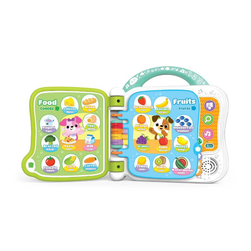 Libro Interactivo De Sonidos Bilingüe Para Niños, Táctil Con Números, Colores Y Animales, De 24,8 Cm