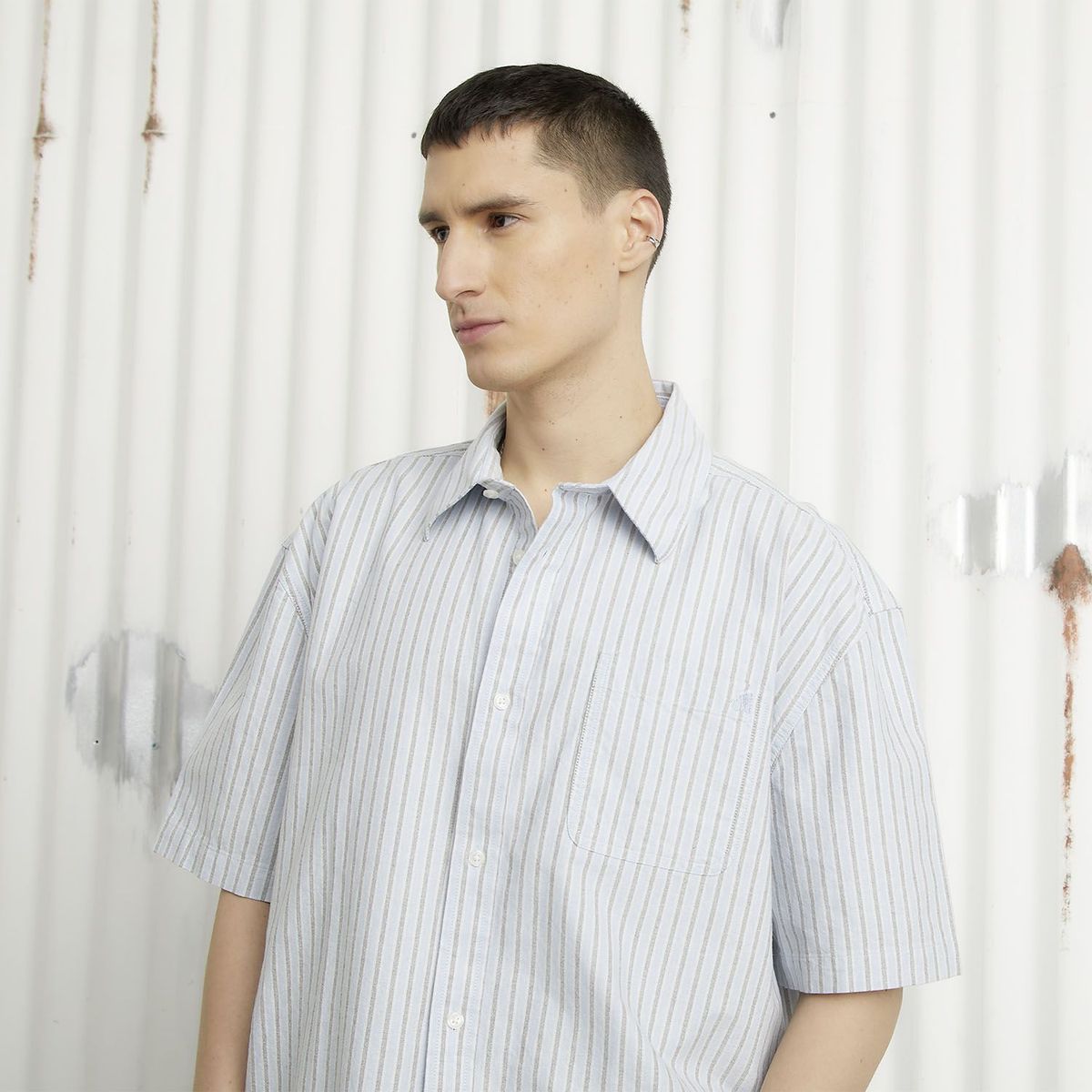 DENIMLAB - Camisa 100% Algodón Regular Fit Hombre Denimlab