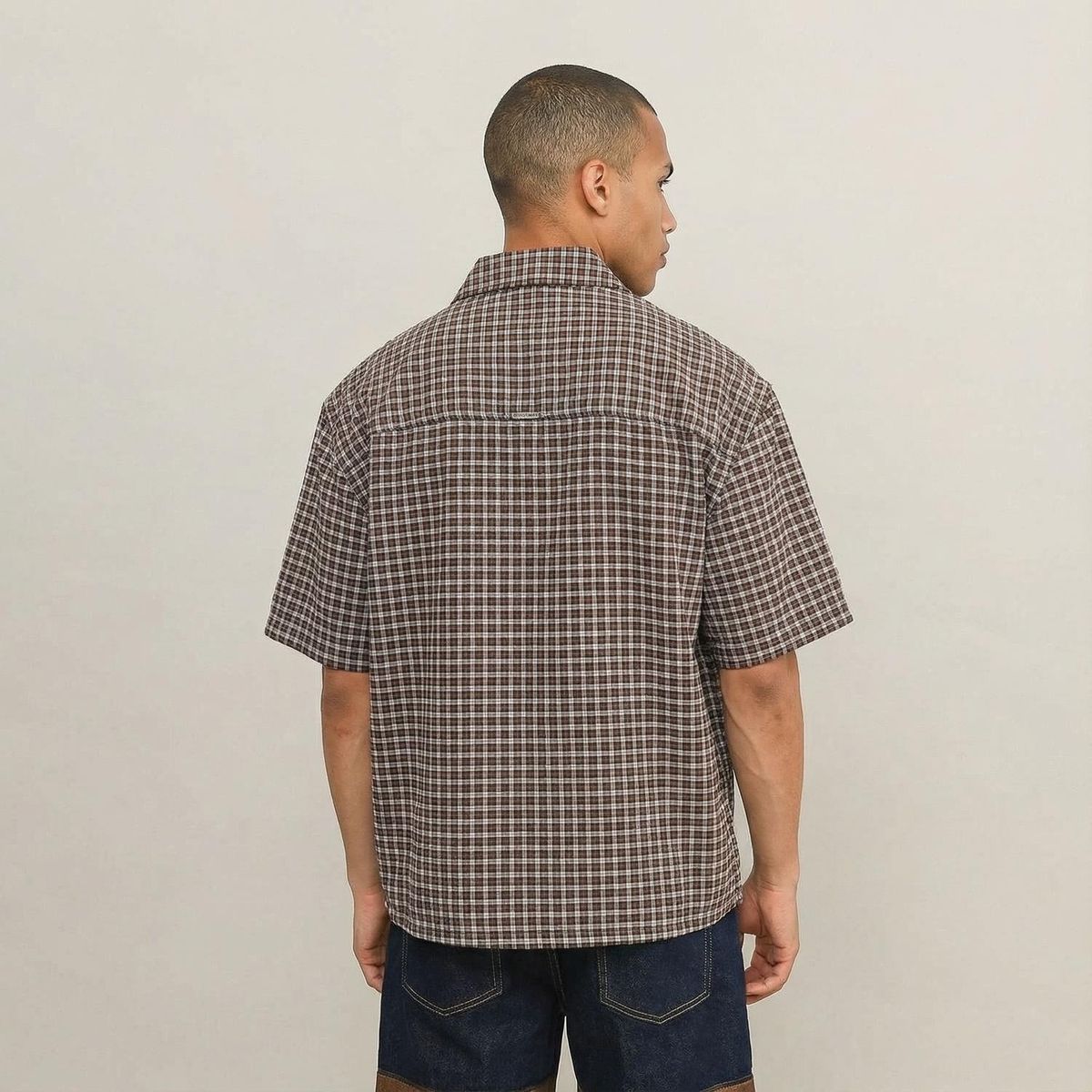 DENIMLAB - Camisa 100% Algodón Boxy Fit Hombre Denimlab