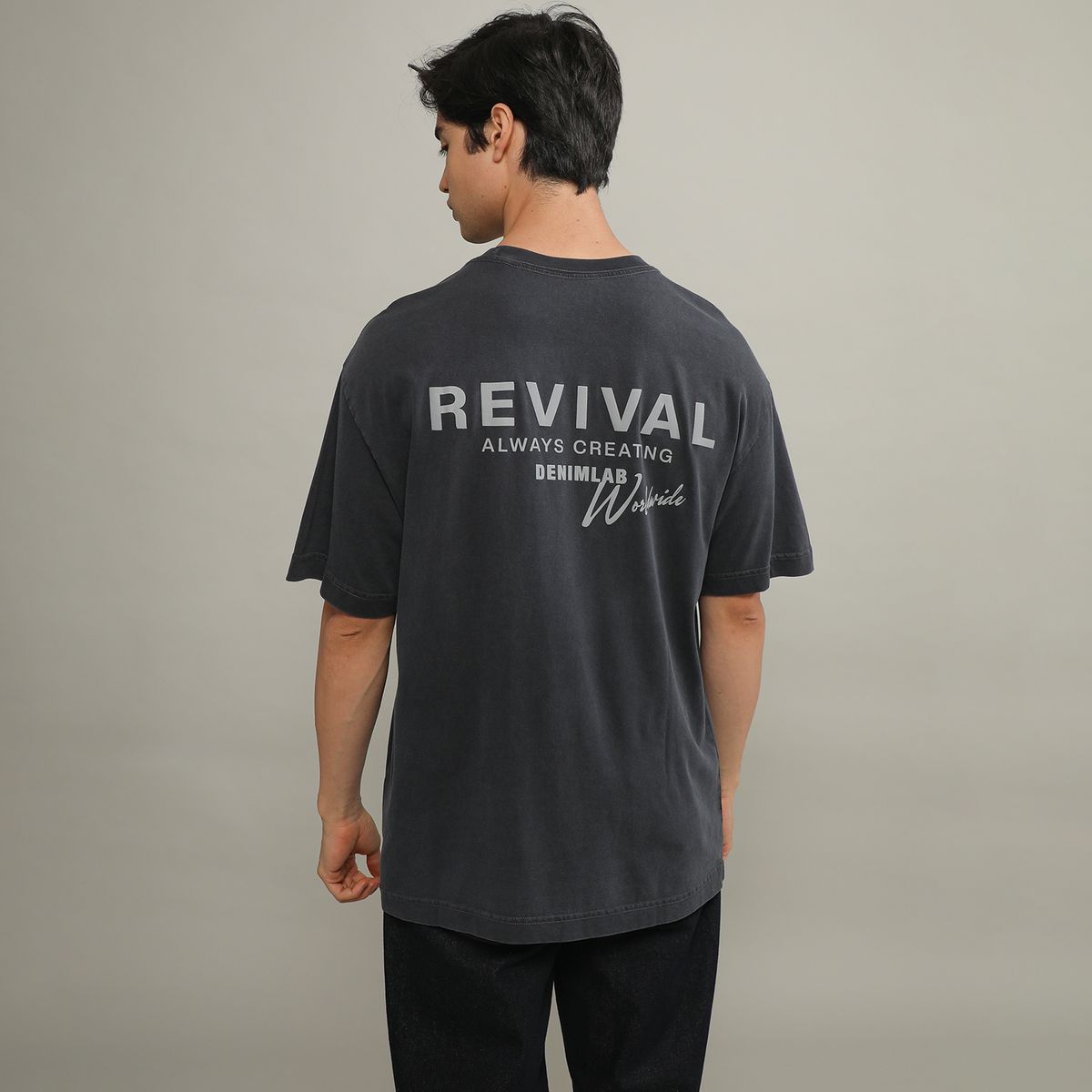 DENIMLAB - Polo Casual Oversize Fit 100% Algodón Hombre Denimlab