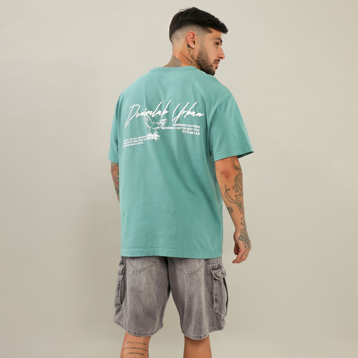 DENIMLAB - Polo Casual Oversize Fit 100% Algodón Hombre Denimlab