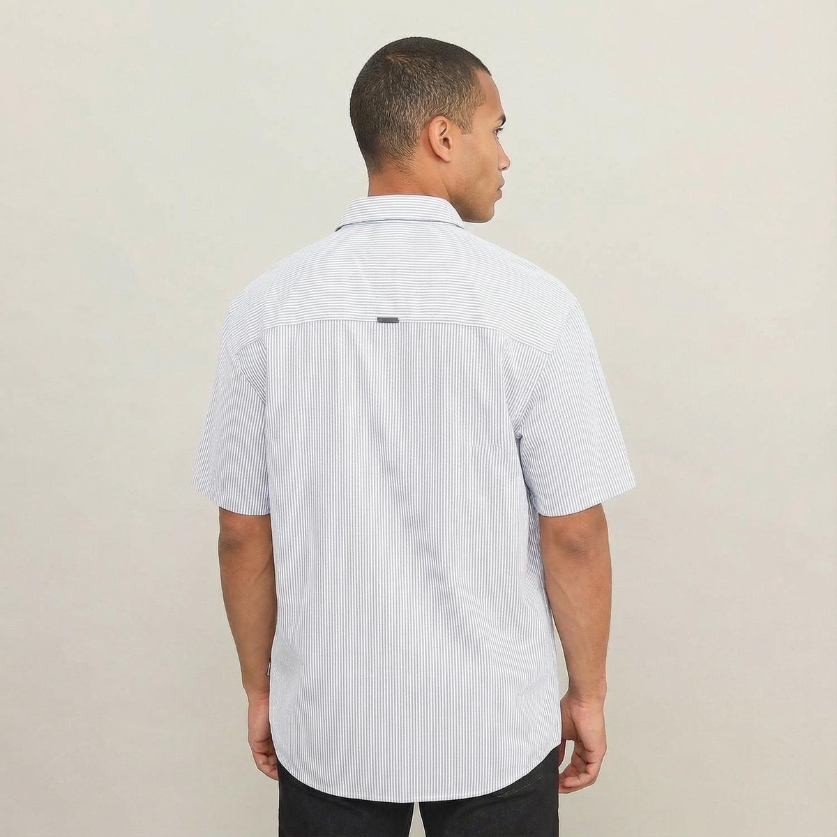 DENIMLAB - Camisa 100% Algodón Boxy Fit Hombre Denimlab