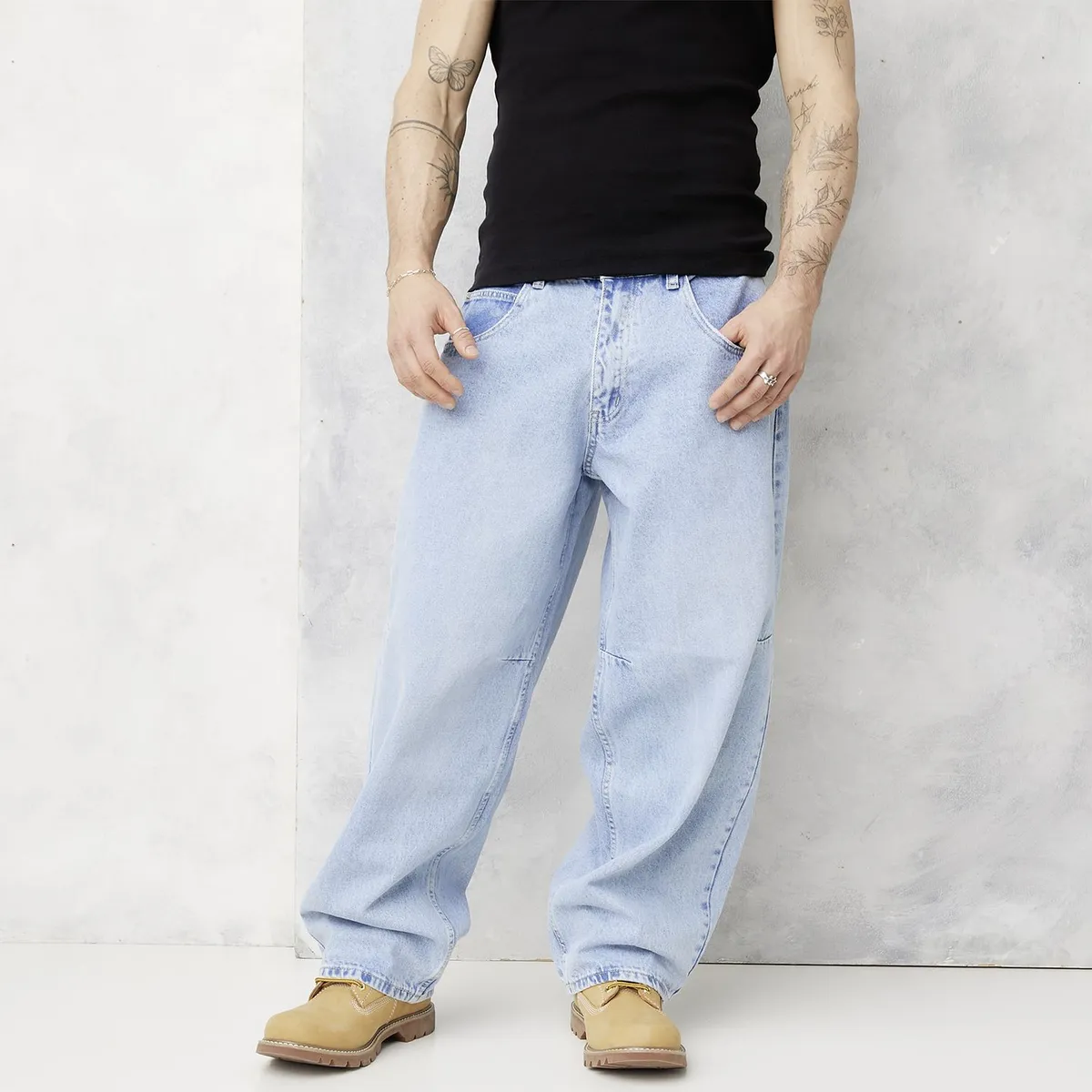 DENIMLAB - Jean 100% Algodón Baggy Fit Hombre Denimlab