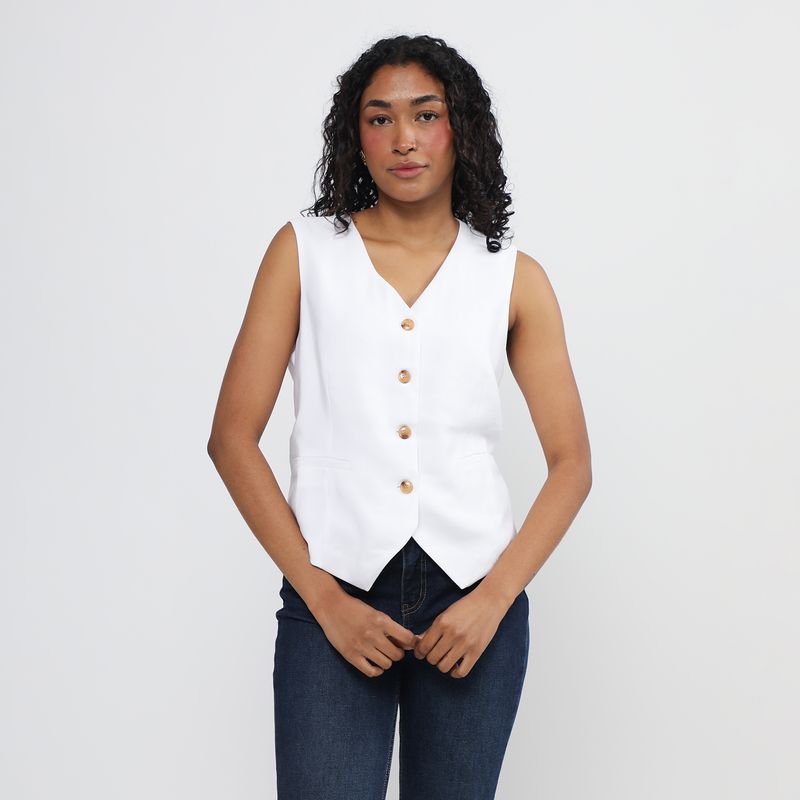 UNIVERSITY CLUB - Chaleco Casual Mujer University Club