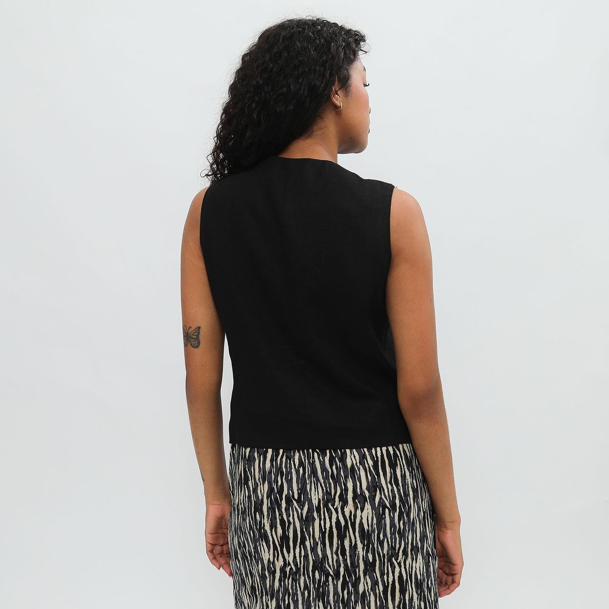 UNIVERSITY CLUB - Chaleco Lino Mujer University Club