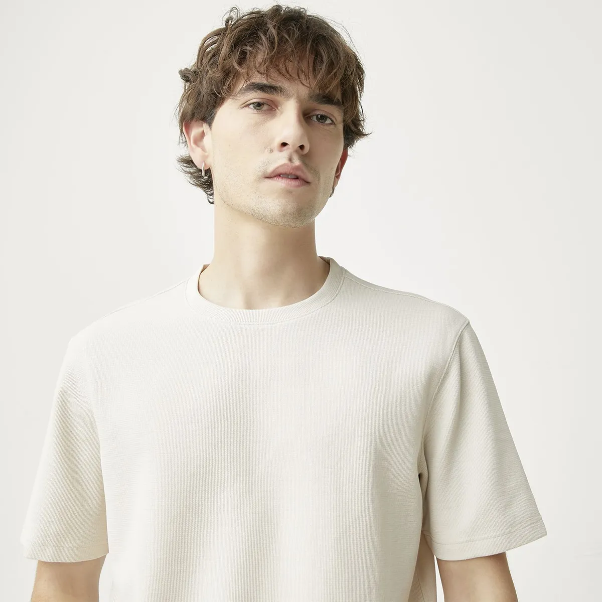 BASEMENT - Polo texturas Hombre Basement