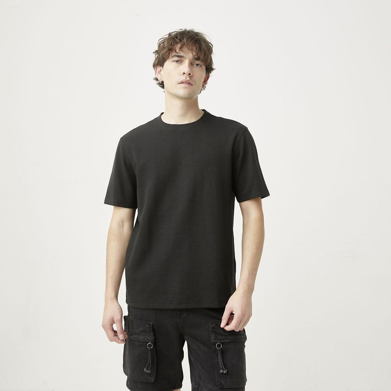 BASEMENT - Polo texturas Hombre Basement